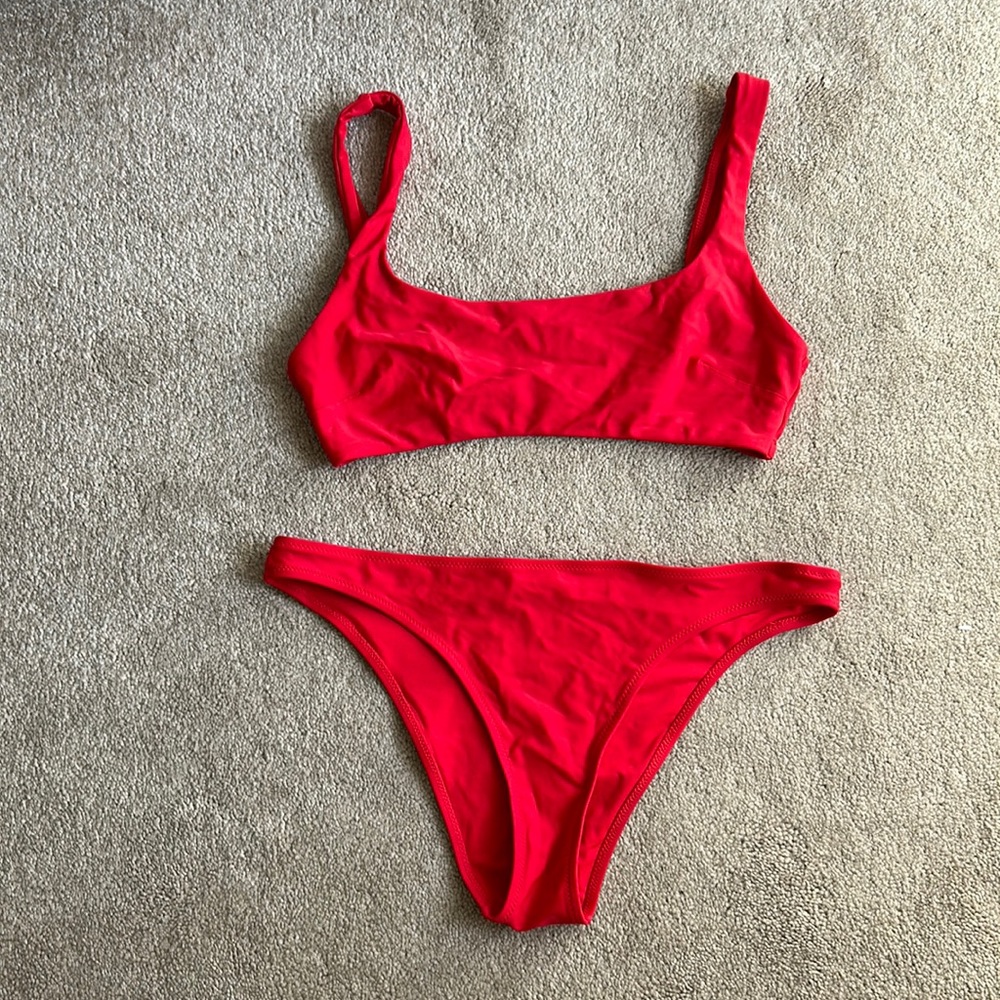 Aerie Bikini - Wide Strap Scoop Top & Cheeky Bottom